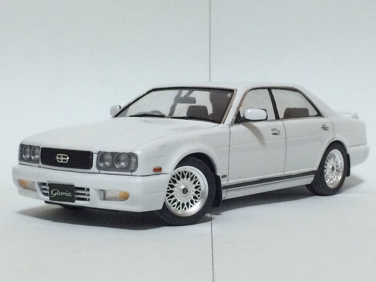 D Gaillard Auf Twitter アオシマ製 Y32グロリアグランツーリスモ 後期型アルティマ タイプx 仕様完成です アオシマ Pby32 Y32 グロリア