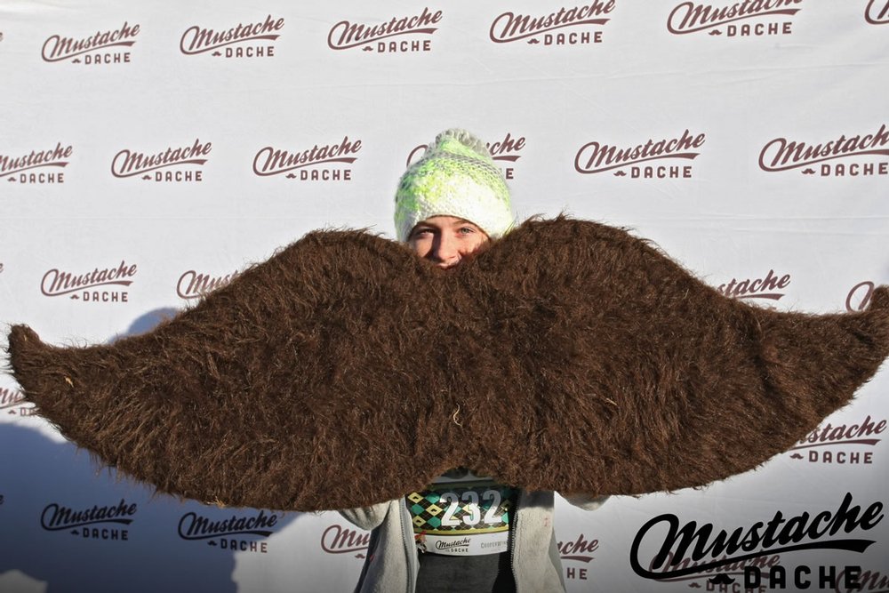 Go big or go home! #Mustache #5k See More Photos: mustachedache.com