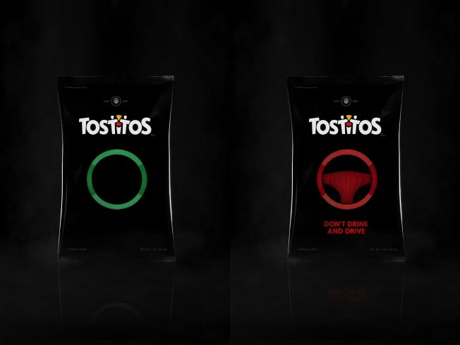 verge's tweet photo. Tostitos made a bag that can tell you've been drinking and call you an Uber https://t.co/4O0F8qhoQ9 https://t.co/CfLaUX2kAM