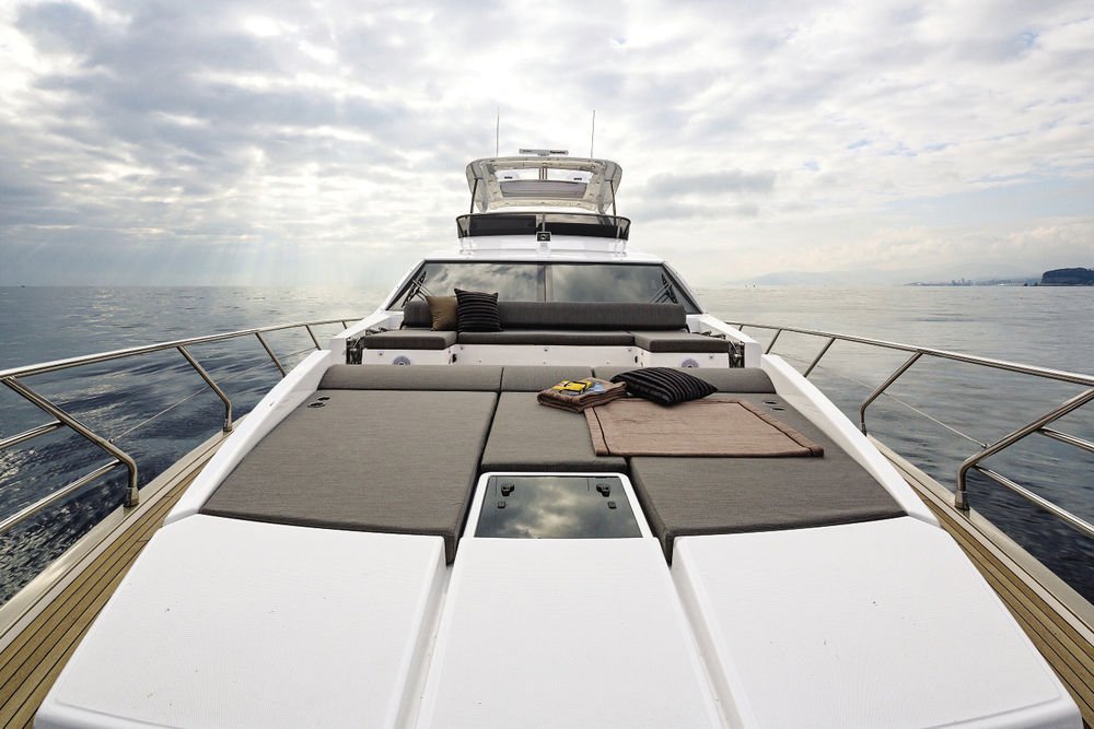 YachtingMag's tweet photo. We review @Azimut_Yachts' 66, a motoryacht with the largest flybridge in her class. https://t.co/KeHEB9URgV https://t.co/4lkO5RjbBW