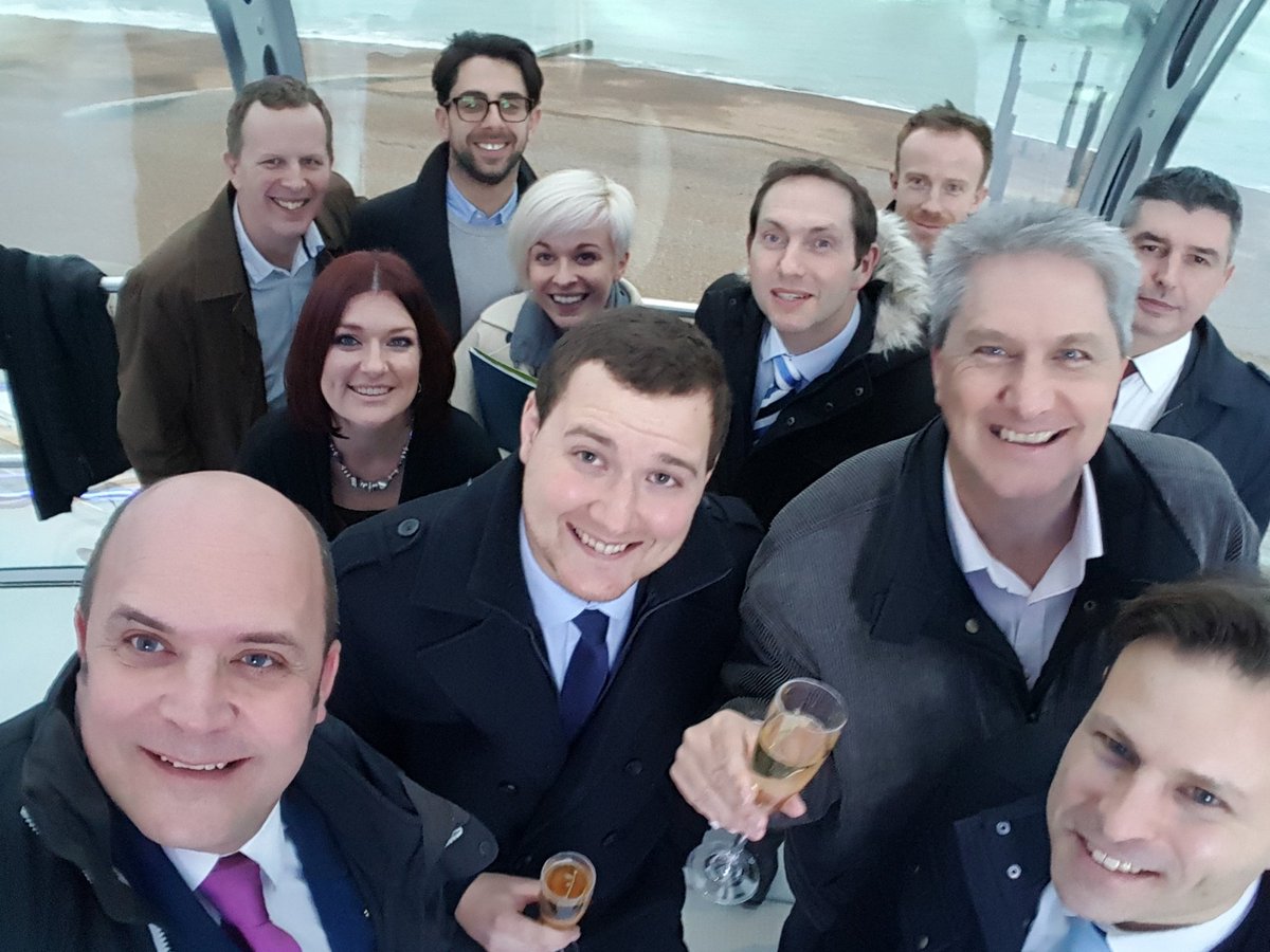 prestoninsbrkrs's tweet photo. Great lunch @GrandBrighton with our Mortgage Broker contacts and now for a trip on @BA_i360 and a glass of fizz #cheers https://t.co/5GlCix3EmZ