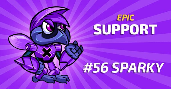 AlphaCatGame's tweet image. #KnowYourCrewMembers Outside the usual support powers, Sparky's Overdrive slams an enemy for damage while adding awesome buffs to your team!