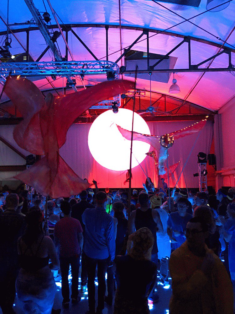 pollock's tweet image. The cognitive dance floor #withwatson and @dybrkr