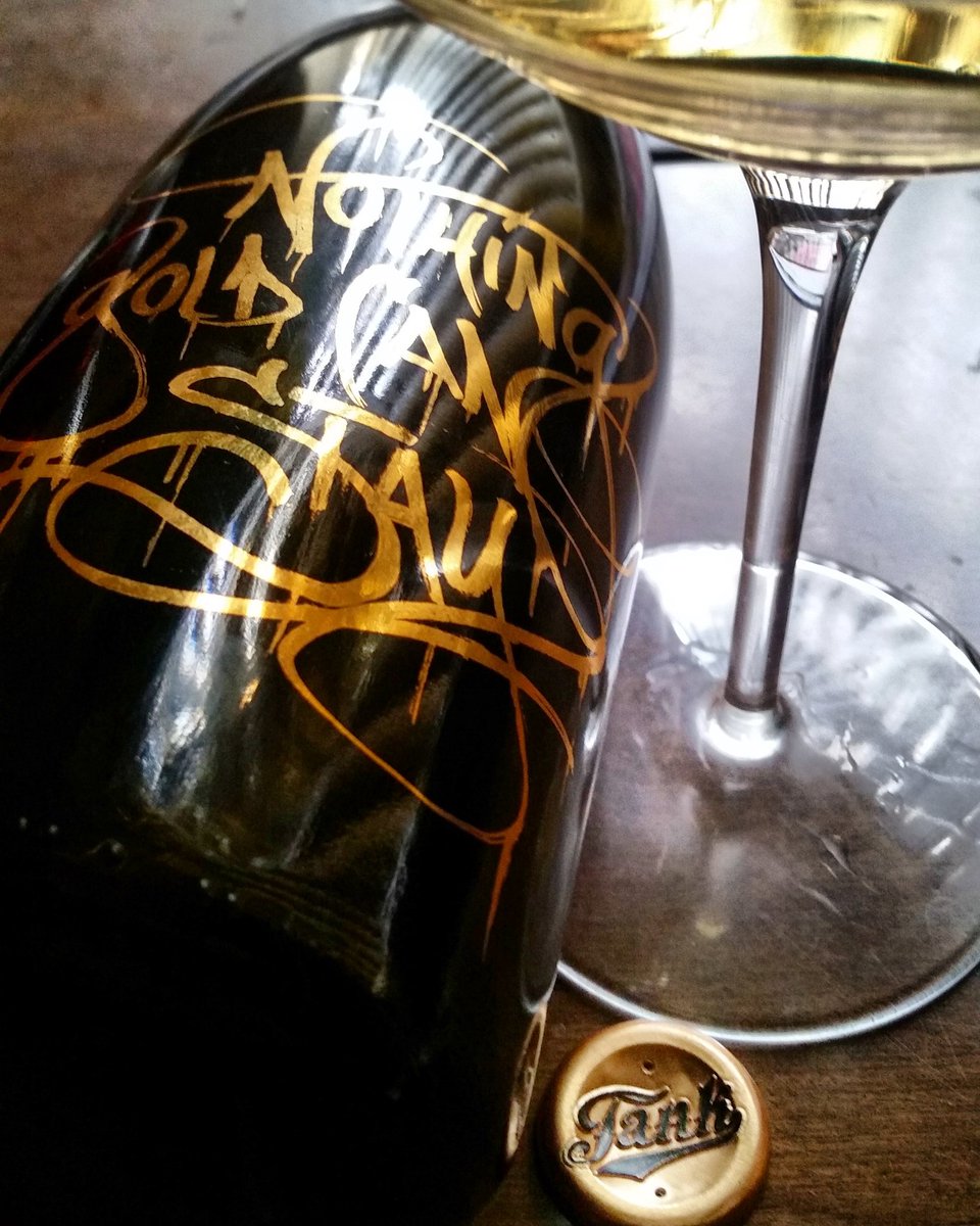 Best of 2016, day 2...
<a href="/TankWinery/">Tank Garage Winery</a> #nothinggoldcanstay #chardonnay 
#neverdreamalone