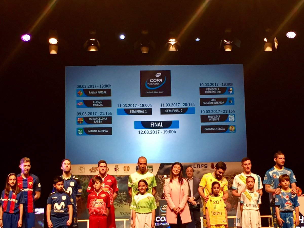 miguelangmendez's tweet photo. Ya tenemos Copa @LNFS89 !!!
#CopaLNFS2017 en @Eurosport_ES
9 al 12 Marzo en Ciudad Real
El mejor Futsal del mundo https://t.co/FwP1VmOYd5