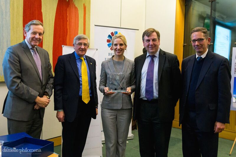 Delighted to mark the 25th Anniversary of British-Ukrainian relations with <a href="/svitlanaza/">Svitlana Zalishchuk</a> at the British Ukrainian Society event on Monday.
