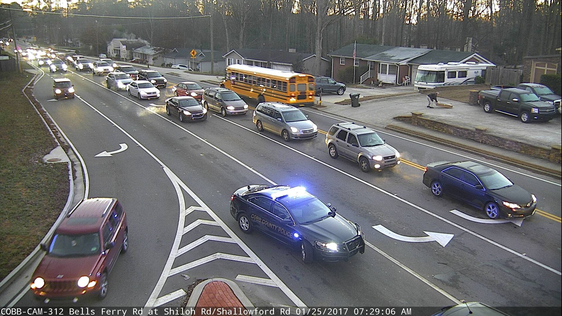 Cobb County DOT on Twitter "Shallowford Rd at Bells Ferry crash