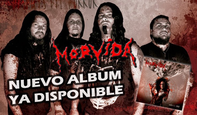 Almasdeacero's tweet photo. [NOVEDADES]
#Morvida presenta su disco "Después del Horror" >>> #ThrashMetal #DeathMetal >>>  https://t.co/epgKH4Bg6i >>>@Almasdeacero https://t.co/9XKK8kql0M