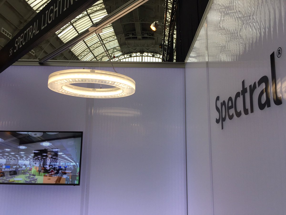 SpectralByRIDI's tweet photo. We are at @ATW_INTL - Come and visit us on stand 56! #Lighting #Design https://t.co/6acael9iQ5