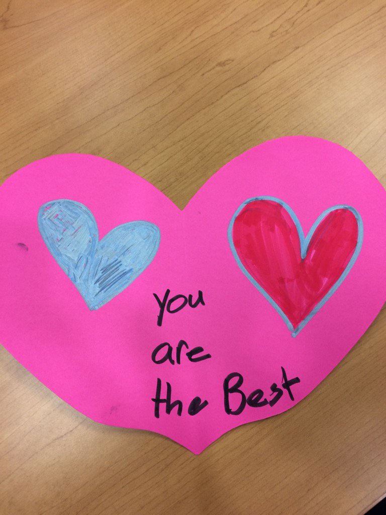 KatGaskey's tweet photo. There's nothing like starting the day with a note from a secret admirer.  #512Psychs #Team512 @PrincipalOrr1 https://t.co/SZNXvFM8M6