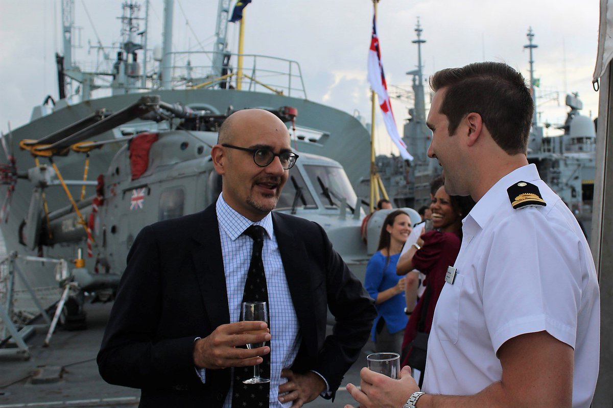wasimmirFCO's tweet photo. GREAT to bring together in Rio de Janeiro #Chevening Alumini, influencers in the oil &amp; gas sector,and armed forces contacts at #HMSPortland. https://t.co/M1TphoSo0J