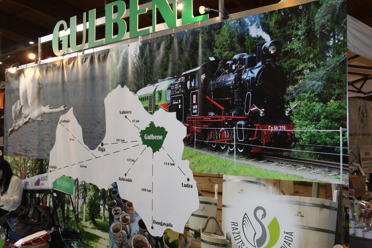 No 3.- 5.02. <a href="/Balttour/">Balttour</a> apmeklē <a href="/visitGulbene/">VisitGulbene</a> stendu un sāc krāt Gulbenes novada pērles! balttour.lv/?link=00100020…