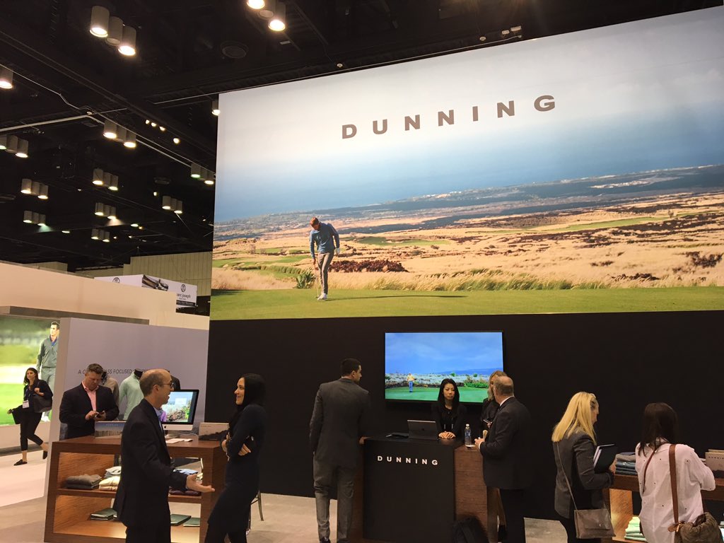 DunningGolf's tweet photo. The 2017 PGA Merchandise Show starts now. #TheDunningGolfBrand #Booth5161 #PGA https://t.co/SgKgc6fyCO