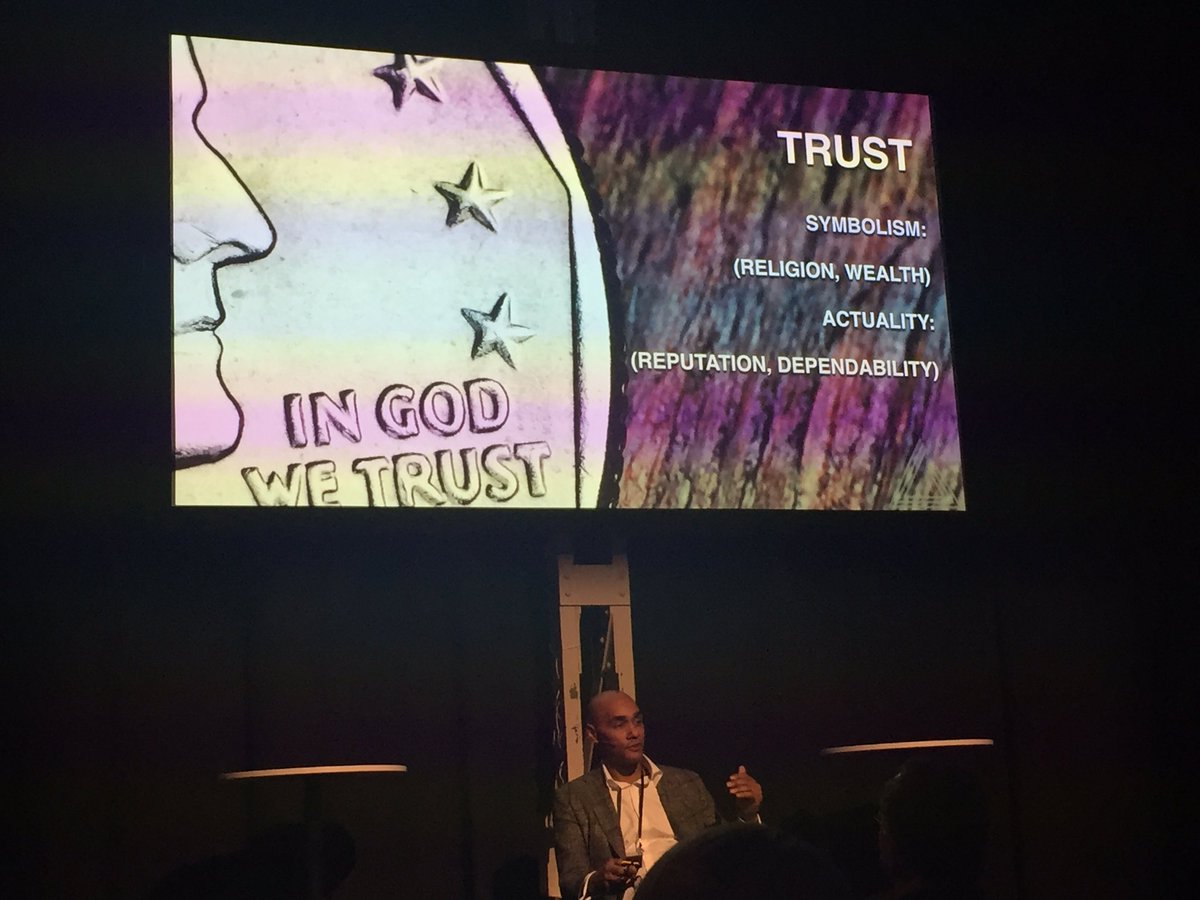 tummeley's tweet photo. "Its all about trust" Inspiring Keynote from Rik Wilard @AGENTICGROUP #wwf_fintech2017 https://t.co/SYgxBeWyCp