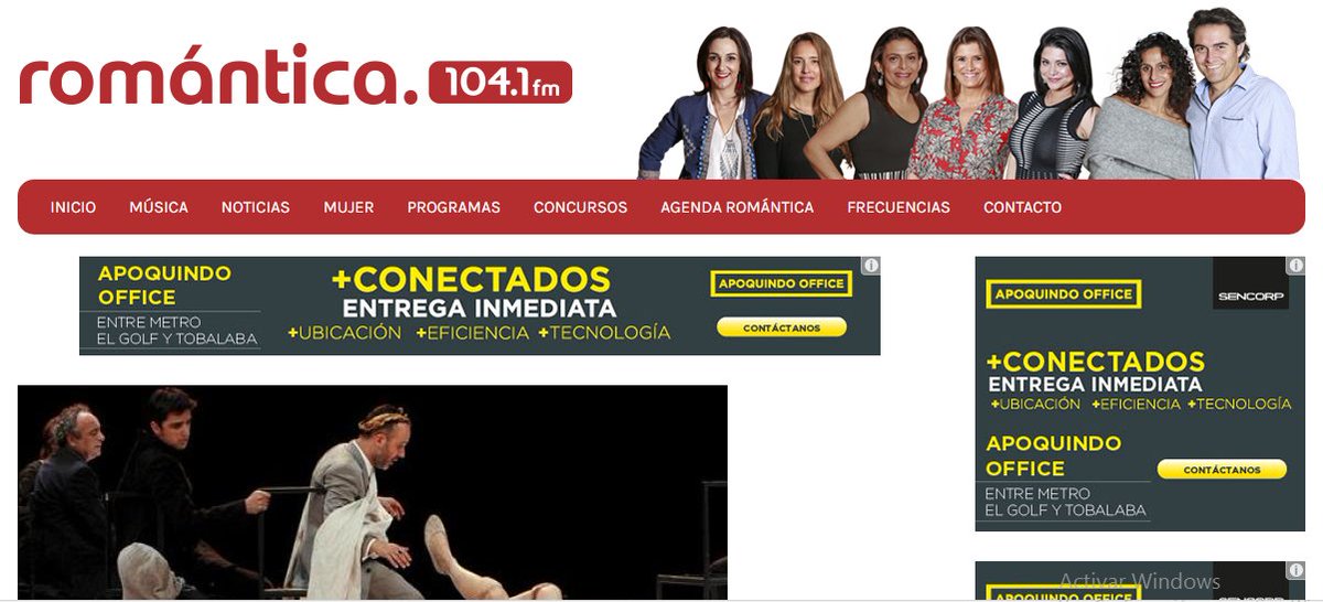 Destacan el Festival de 10 años de Teatroonirus en el Museo de la Memoria en Radio Romántica. goo.gl/kbDKNX