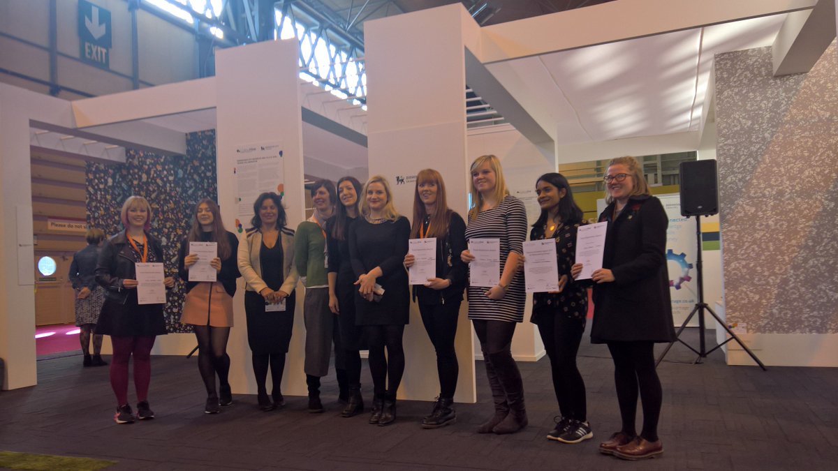 BCUBusiness's tweet photo. Congratulations to all the #trendstalent winners. All @textilesBCU students are winners in our eyes though 😀 #jfs @JanuaryFurnShow @MyBCU https://t.co/i9SD9o845h