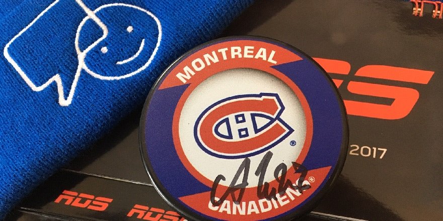 RDSca's tweet image. Si ce tweet obtient 150 RT, nous ferons tirer une rondelle autographiée par Alex Galchenyuk, une tuque #BellCause et un calendrier RDS. GO !