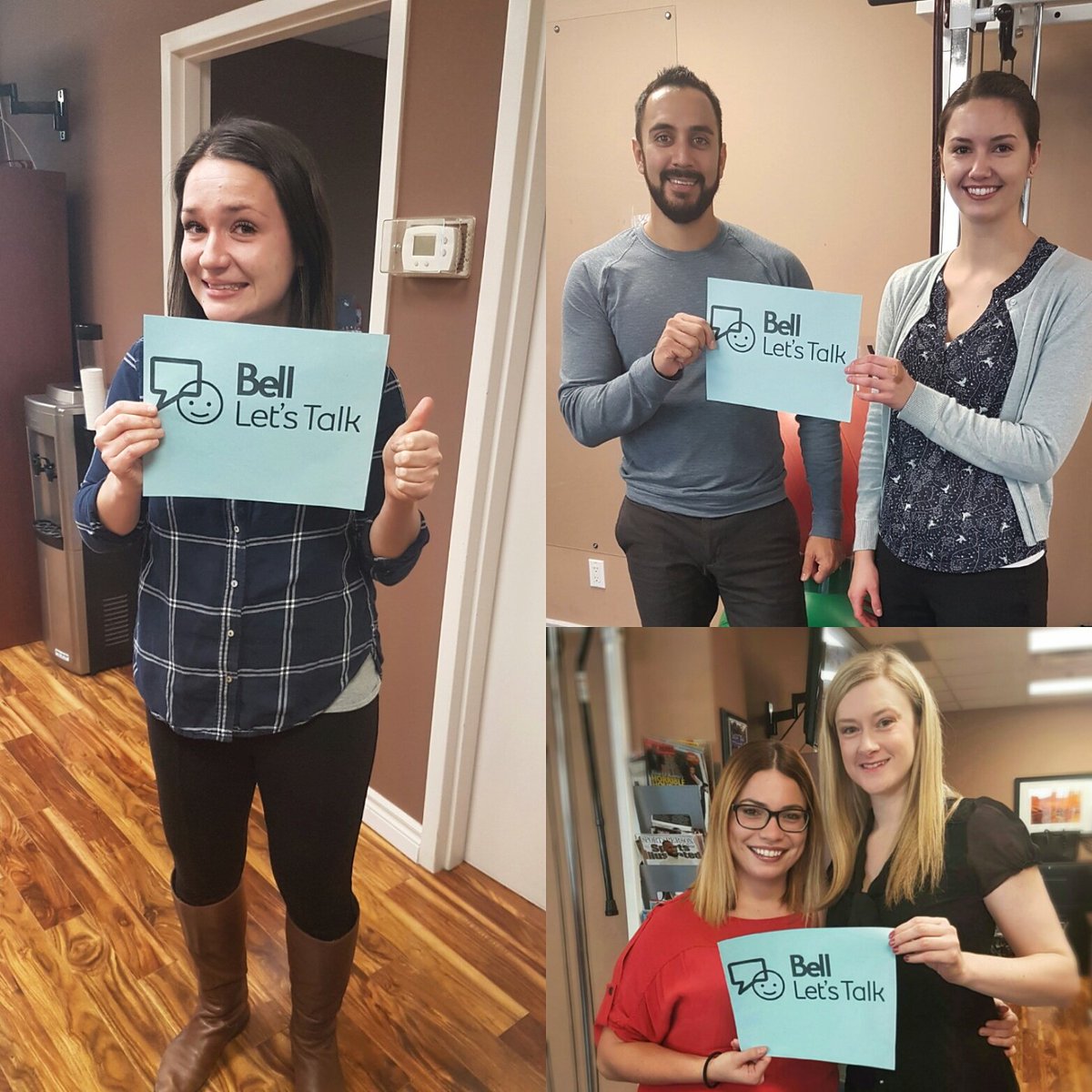AuroraPrime's tweet photo. Everyone at @AuroraPrime supporting #BellLetsTalk !#breakthestigma #MentalHealthMatters #mentalhealth #support https://t.co/D0dTIAlEGd