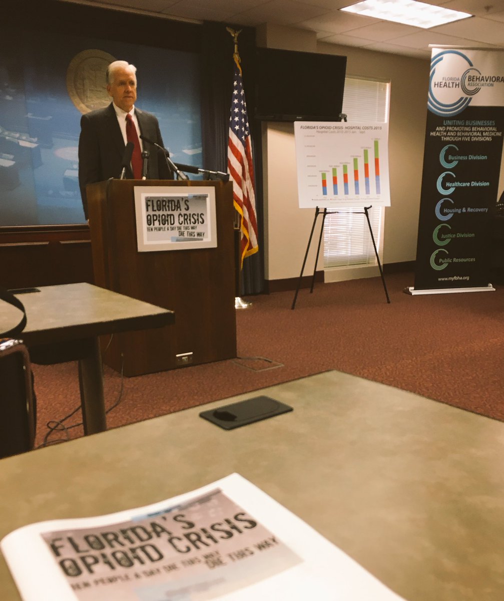 Just moments away from #FloridaOPIOIDcrisis #pressconference #TENpeopleadayDIEthisway
