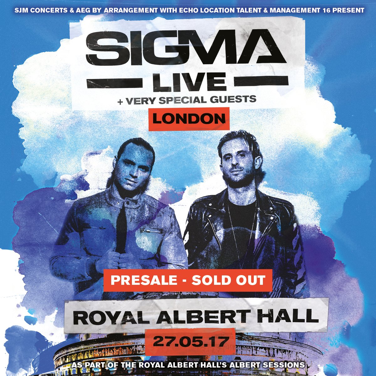 sigmahq's tweet photo. 🚨 PRE SALE TIX for our @RoyalAlbertHall show are SOLD OUT 🚨 General sale this Friday at 10am. https://t.co/IKhwjMCp6W