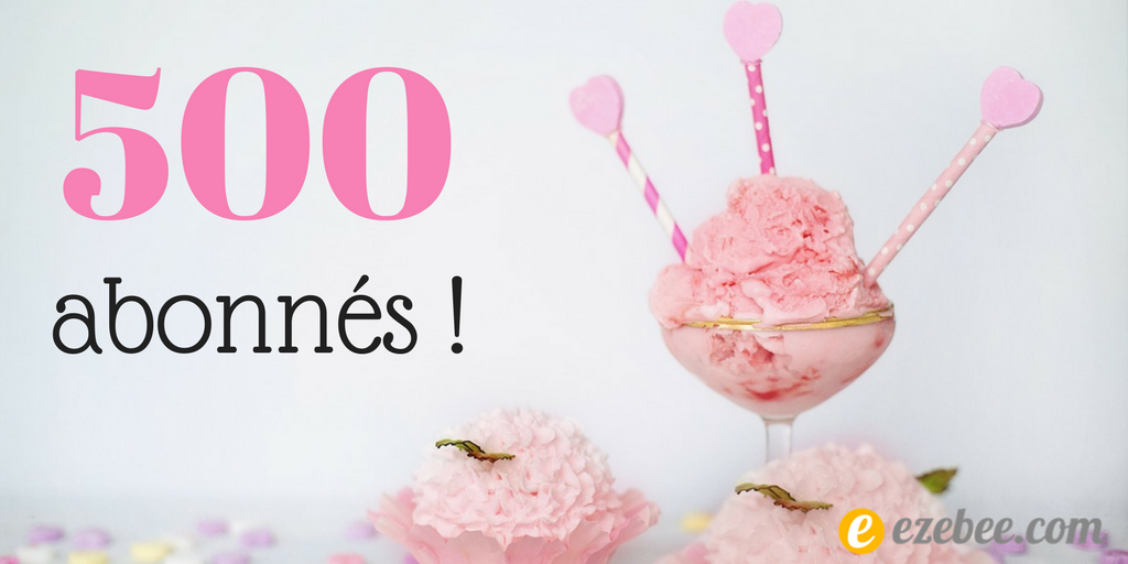 ezebeeFrance's tweet photo. On a maintenant plus de 500 abonnés sur Twitter ! On est super content :) Merci à tous et à toutes, vous êtes géniaux ! <3 https://t.co/vEFv9DnZsp