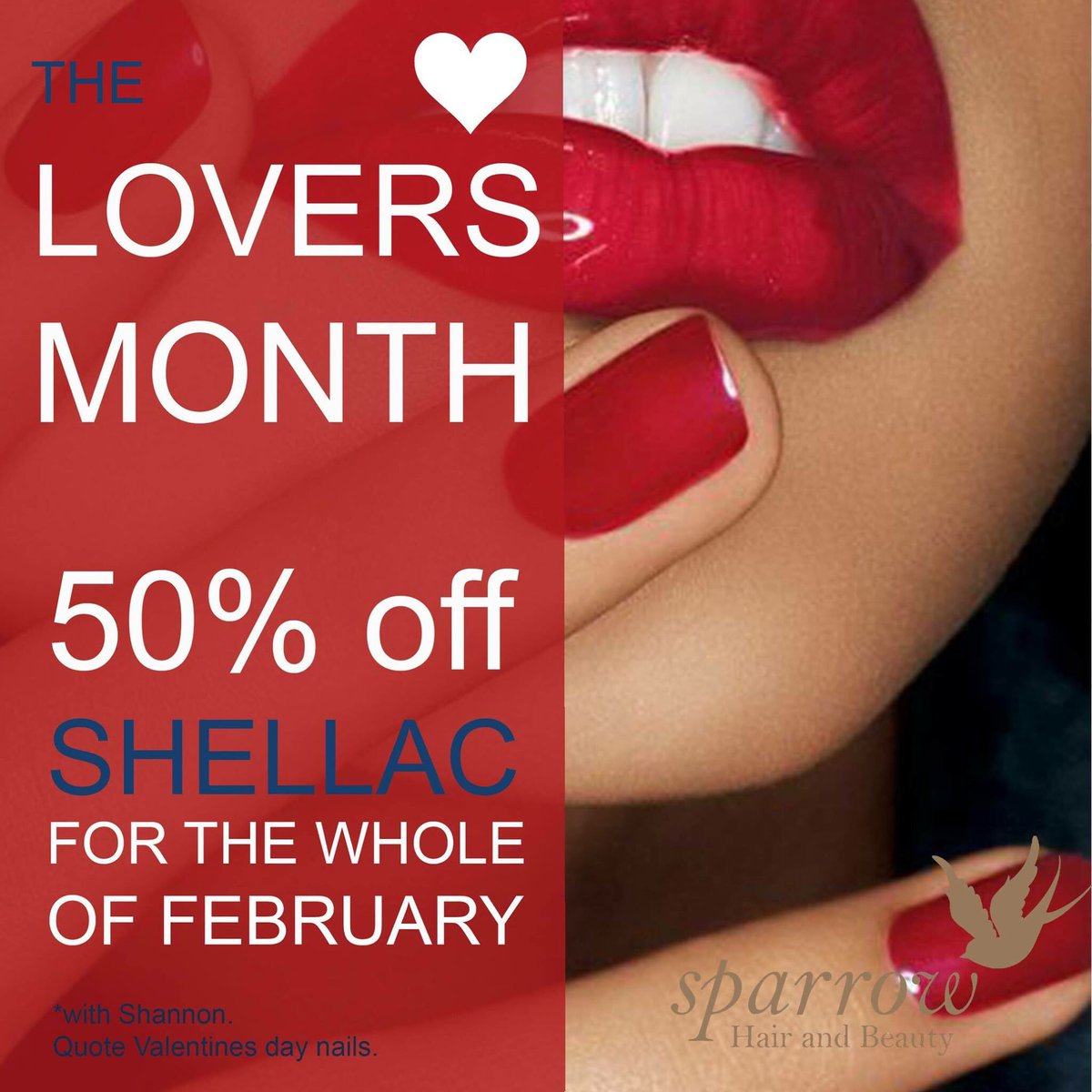 Sparrow_Salon's tweet photo. Let's celebrate #ValentinesDay together. We're certainly feeling the #love with this #offer all through #February ❤️ https://t.co/rScaZjKt56