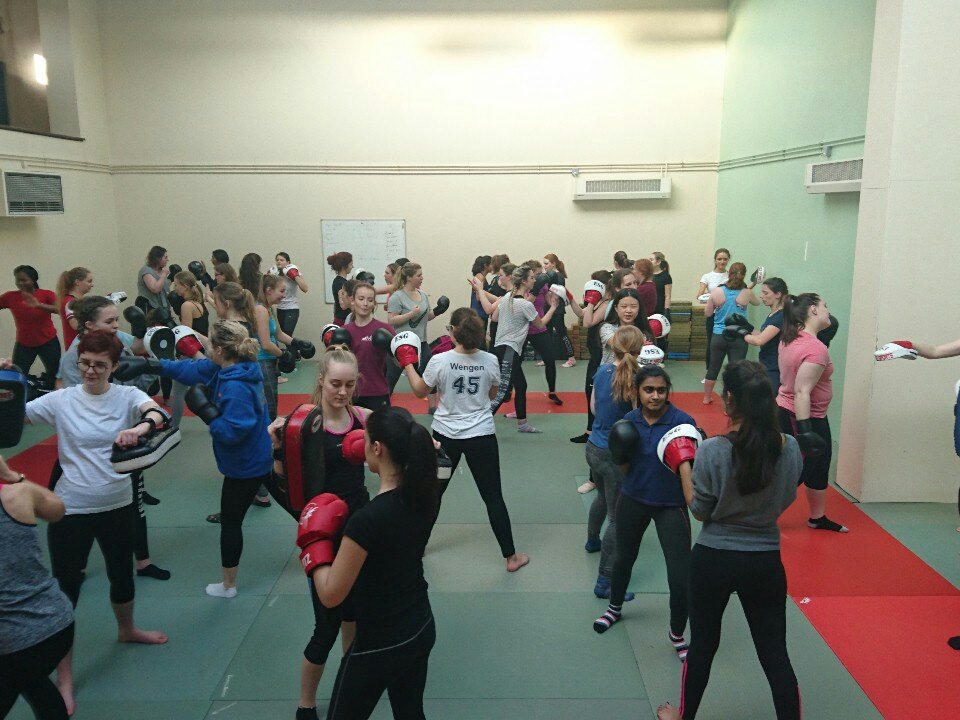 UoBJudo's tweet photo. Fantastic start with @uob_boxing, still time for you to get involved, head to the dojo #thisgirlcanfight https://t.co/xmn6PthsXk
