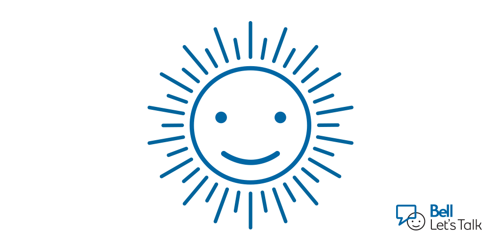 <a href="/weathernetwork/">The Weather Network</a> Agreed! No matter the weather, let's spread sunshine today to let our loved ones know we care. #BellLetsTalk