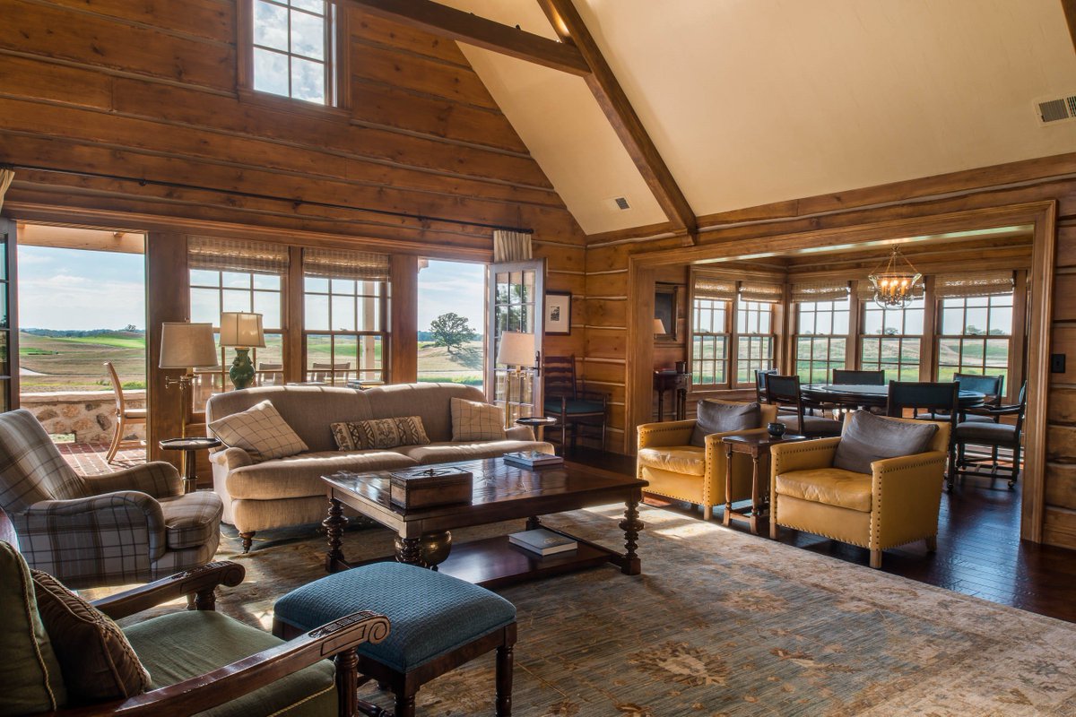 ErinHillsGolf's tweet photo. Waterville, the 5th,newest and largest cottage, opened last spring. Adding in the rooms and suites in the Lodge, we have a total of 37 beds. https://t.co/BrvbYLJjda