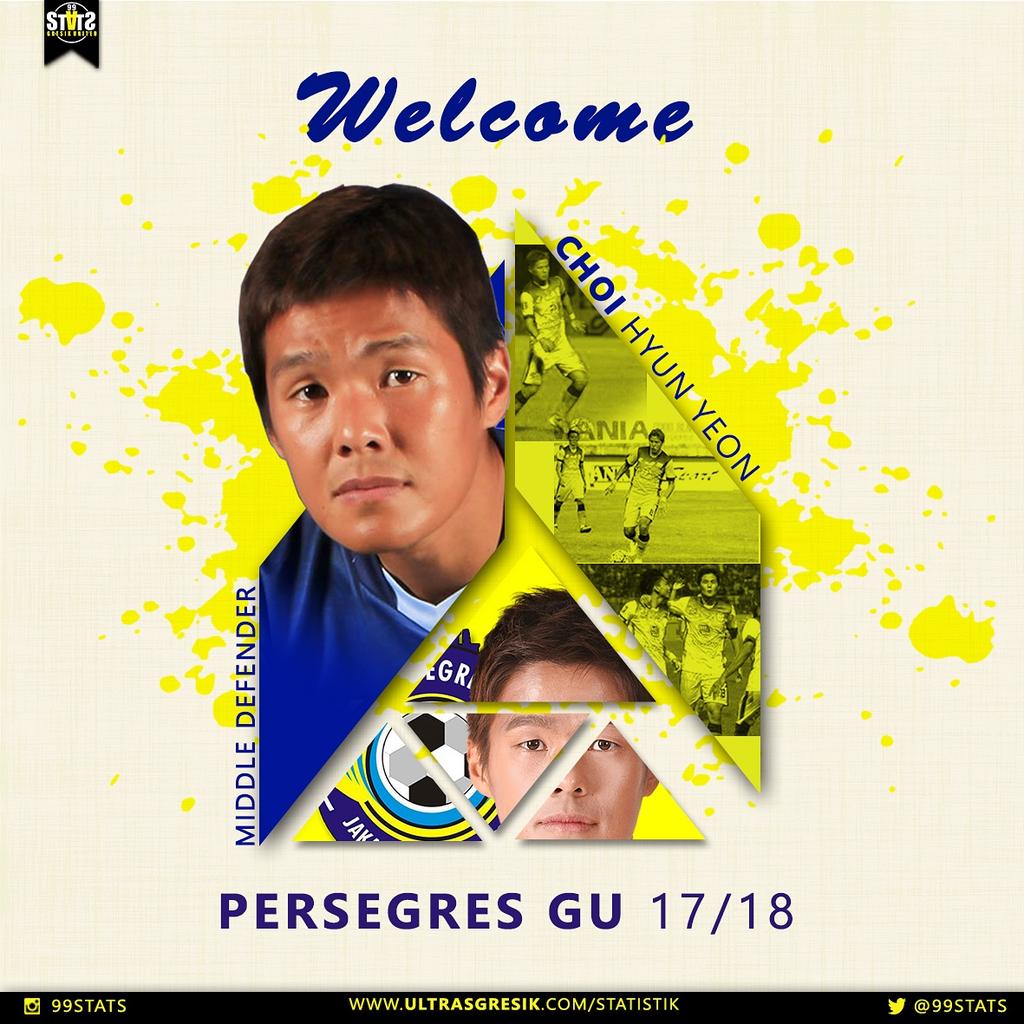 99Stats's tweet photo. Welcome to Gresik Choi Hyun Yeon, buat tim ini semakin giras 🐂🤘
#99stats #ultrasgresik https://t.co/a0bhRV6N6g