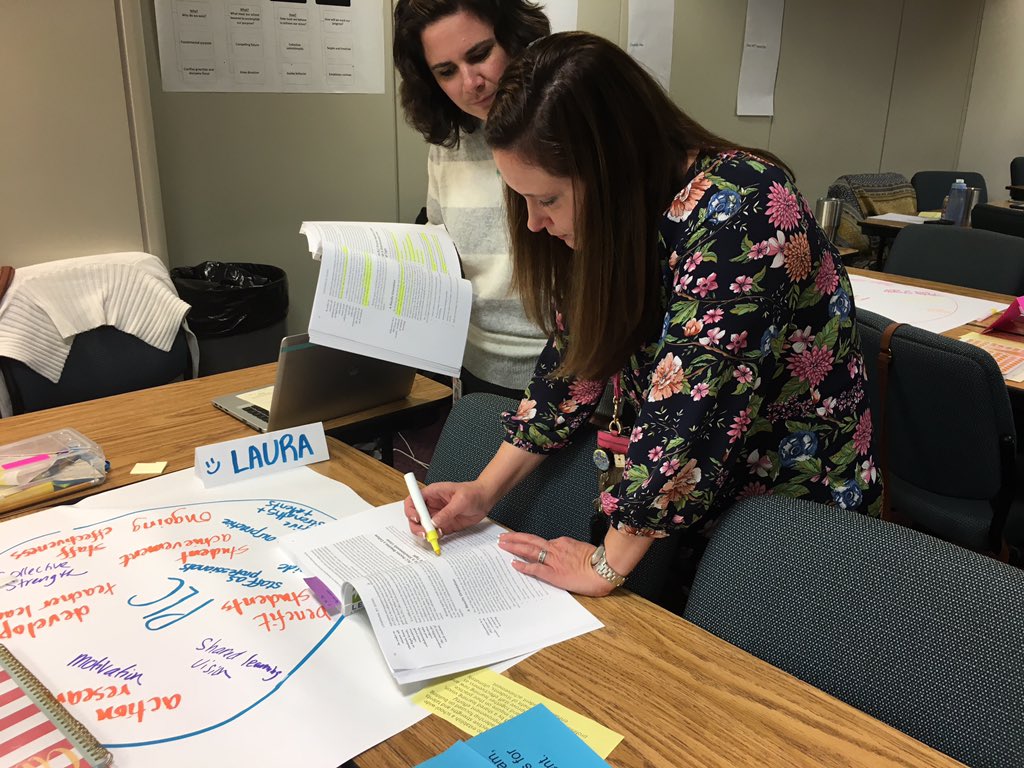 GlennaEWyatt's tweet photo. Learning about PLC Essentials using strategies from the instructional framework. Active learning with adults! #ocpsplc #ocpspds https://t.co/GvSX2Z3pe9