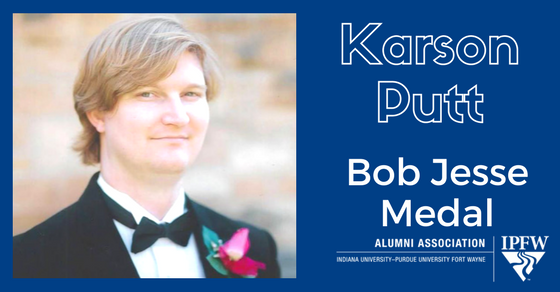 mastodonalumni's tweet photo. Karson is the managing director of the Purdue University Institute for Drug Discovery and the Bob Jesse Medal Winner. Congrats! #ipfwalumni https://t.co/xanNPAdp3p