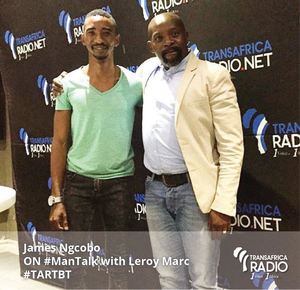 TransAfrica872's tweet photo. Must Hear> Acclaimed SA actor, James Ngcobo tackles the question "Are actors made or born?" on #ManTalk https://t.co/LEGbGa3H4C #TARtbt https://t.co/YbeC8y3HWs