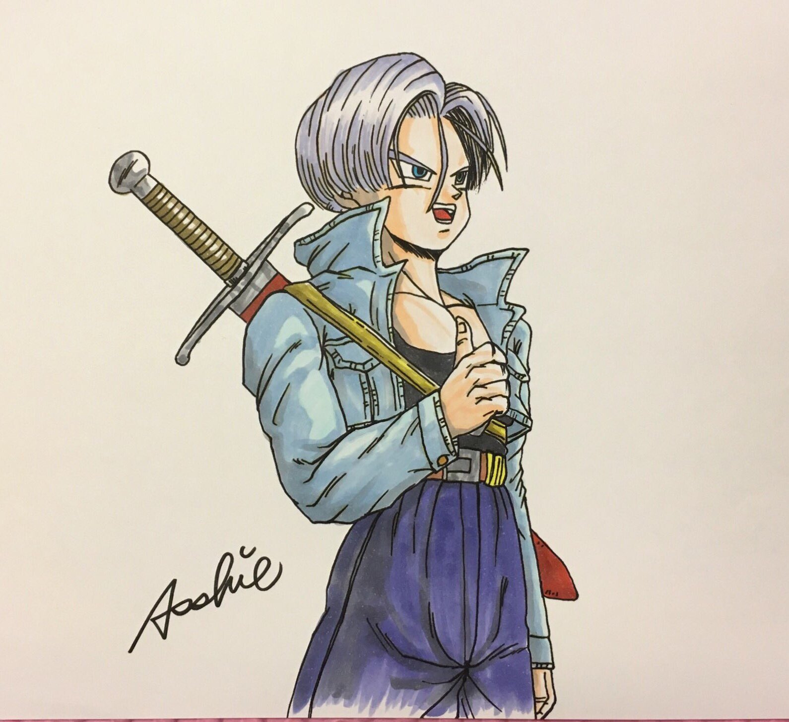 見る人 ペンス 冗談で ドラゴンボール トランクス イラスト 記録 七面鳥 セットする
