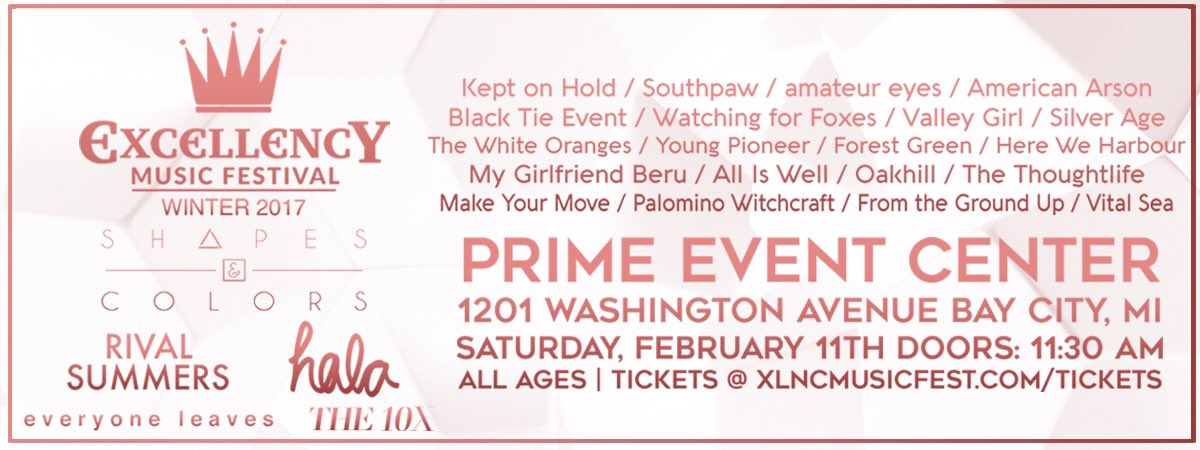 Excited to join so many friends from across Michigan for #XLNCMusicFestival in Bay City on February 11. bit.ly/2jQSSaK