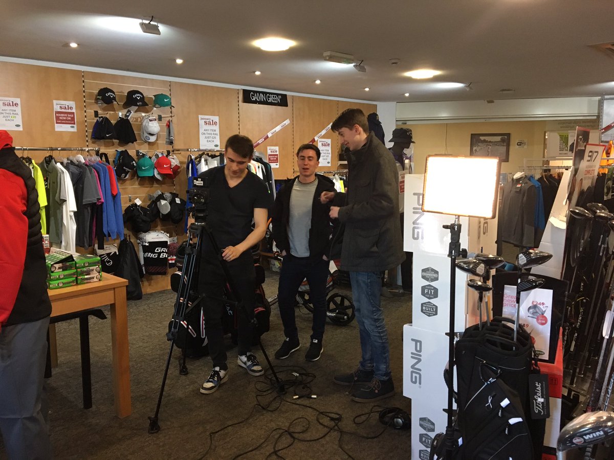 HartfordGolfC's tweet photo. And that's a wrap!! @GripPro_Golf can't wait to see the finished video! #grippro #greatproduct https://t.co/cM4uJIz98F