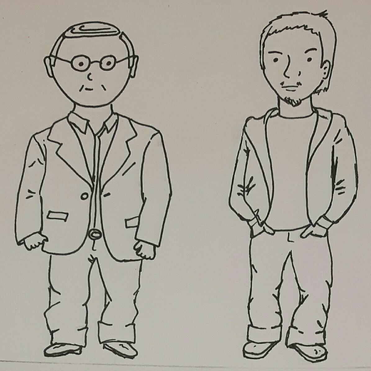 CathiAnneIllust's tweet image. #TodayIs... #MacintoshComputerDay and #NationalOppositeDay!

#DailyDrawing #DailySketch #Pigma #MacVsPC