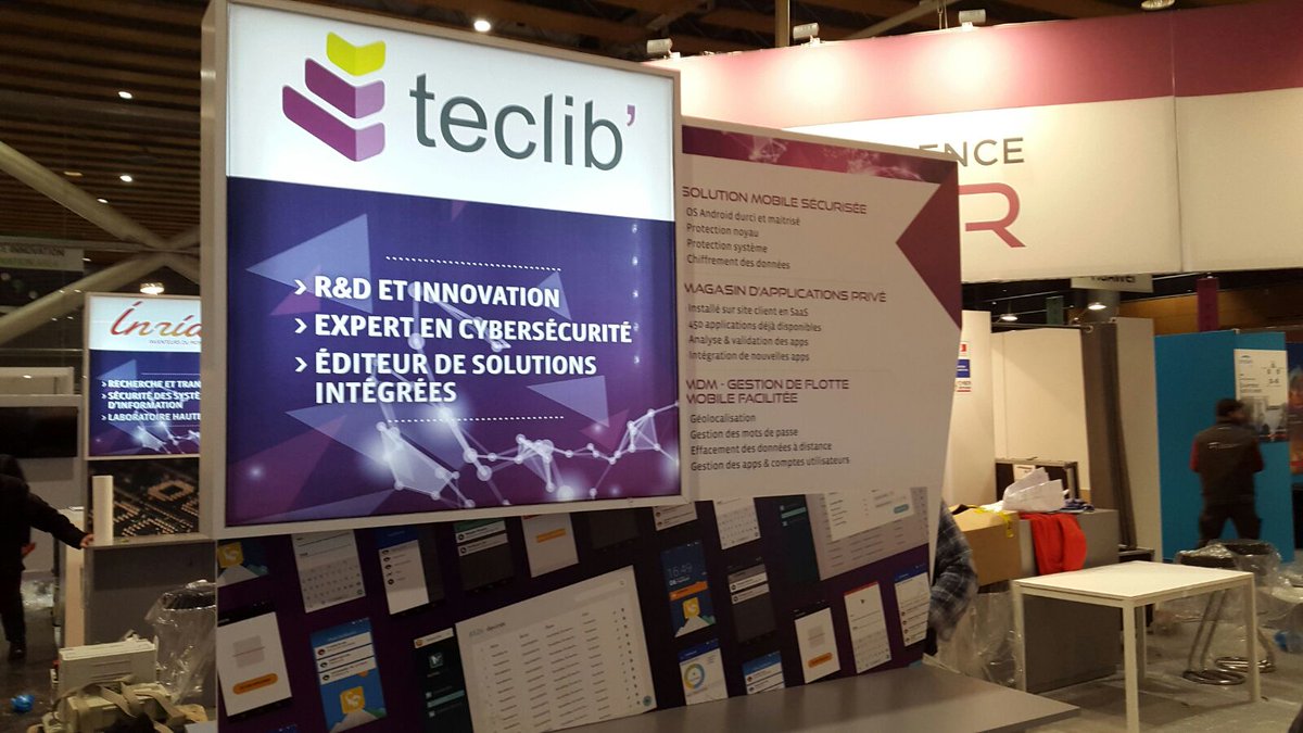 Last day at #FIC2017! Come and visit our experts in #CyberSecurity, let's talk about our Mobile Security Solutions <a href="/UhuruMobile/">UhuruMobile</a> &amp; <a href="/FlyveMDM/">Flyve MDM</a>!