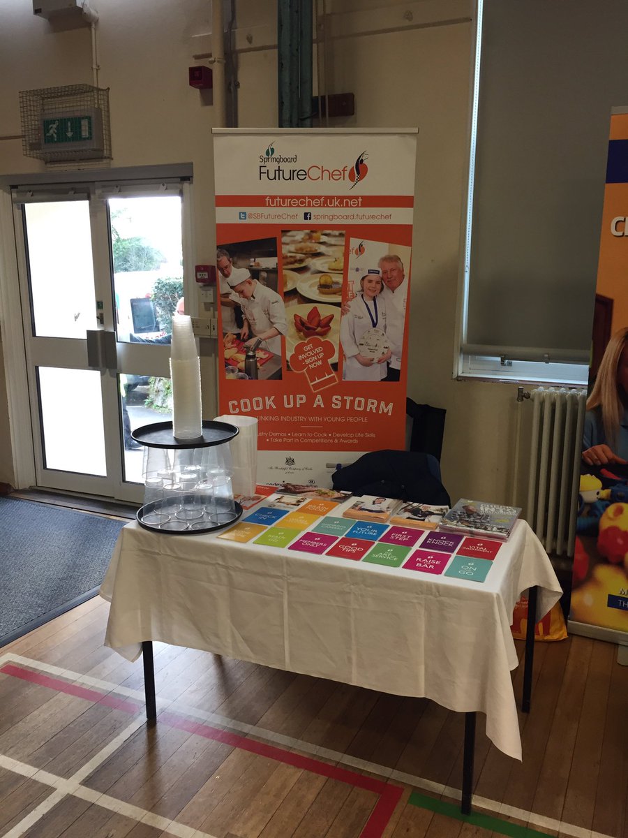 SpringboardCW's tweet image. Great careers fair at @HDSPenzance  with @capeschool. @SBFutureChef 2017 Cornwall winner is from Humphrey Davy- James Greenwood-Penny