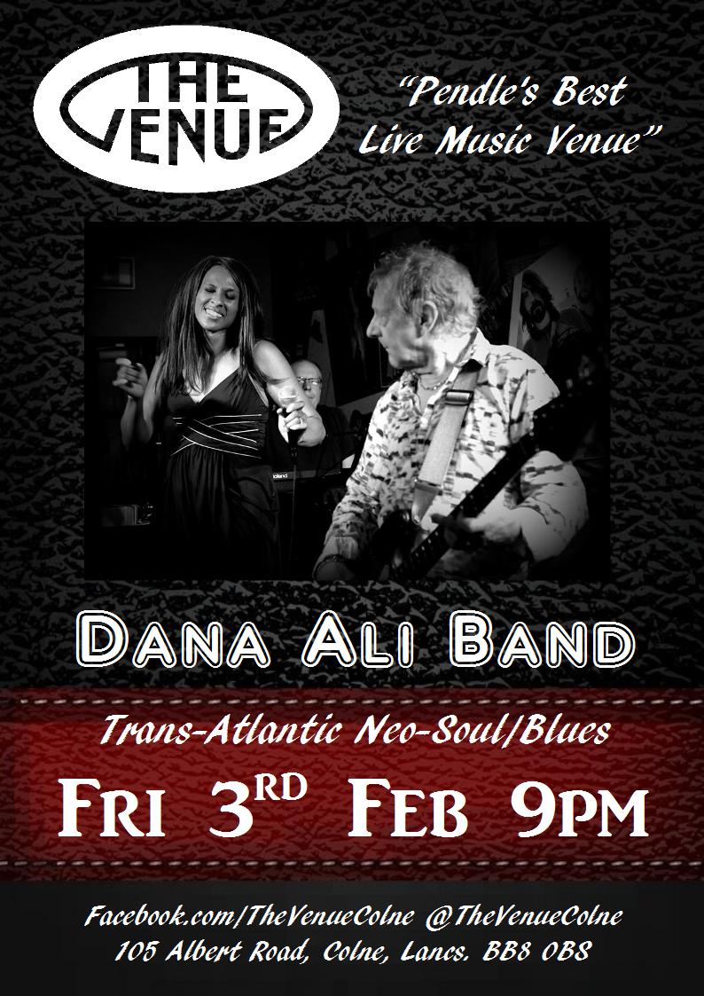 TheVenueColne's tweet photo. Dana Ali Band returns!!!!!!!!!!! https://t.co/TPs3h4orpv