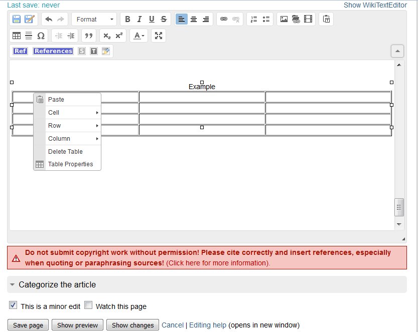 epediaconsult's tweet image. Learn how to create a new table in your #wiki page! Read our latest blog: bit.ly/2j4Tg6v #StarWiki