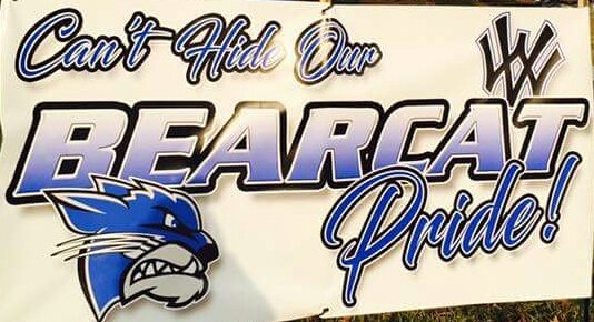 WVBearcats's tweet photo. Great sign posted at our WV Board of Education! GO BEARCATS! https://t.co/wuT0B0p1hn