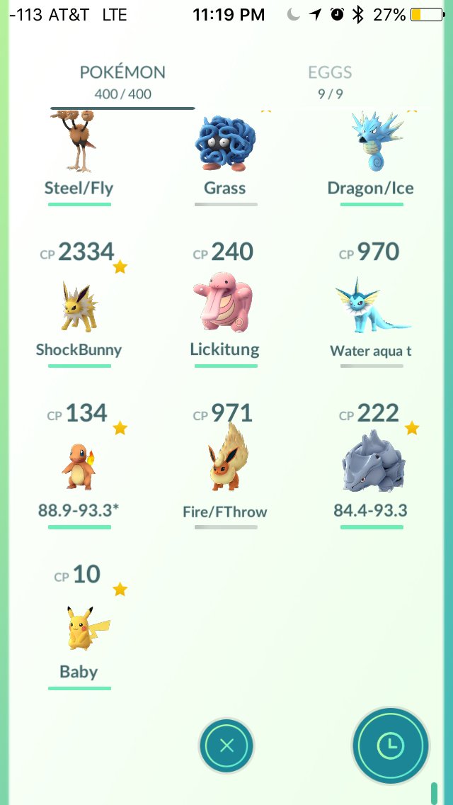 MNSweet's tweet photo. @trnrtips example: the count is off by 11 slots that storage thinks is full but aren't and prevents me from catching more. https://t.co/WWzcPMBSLy