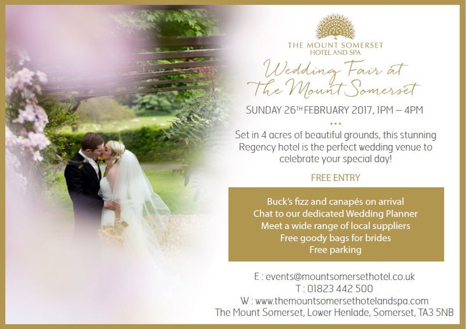 illustratedinv's tweet photo. Come and to talk to professional wedding suppliers and look around this beautiful venue &amp; spectacular views on 26th Feb #weddingfayrehour https://t.co/IDlAwqMiR7