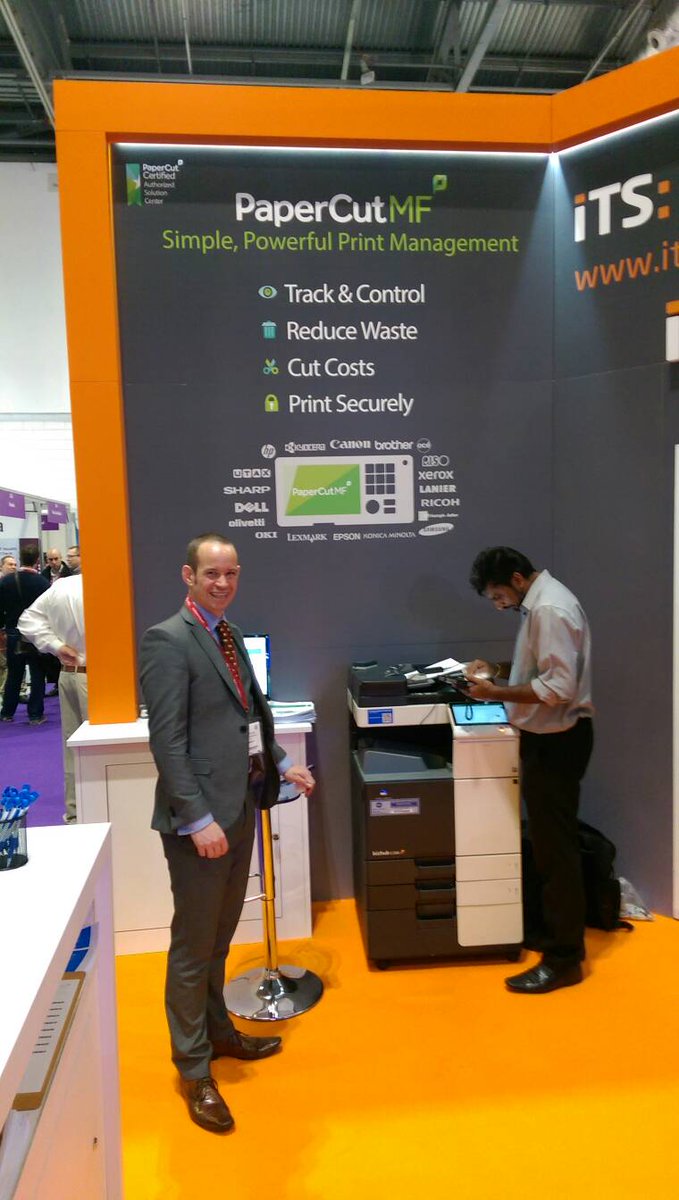 infotechsupply's tweet image. See PaperCut in action at Bett stand F70 #bett2017 #papercut
