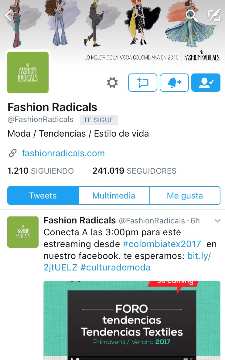 camilogvillegas's tweet image. En el marco #Colombiatex2017 no pasen por alto cómo se vive esta cita bajo la mirada @FashionRadicals #industriademoda @marmos2 @vbmvbm 🇨🇴🇪🇸