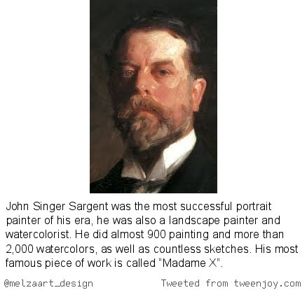 melzaart_design's tweet photo. Samantha's Artist=John Singer Sargent https://t.co/xkJsn69qsU