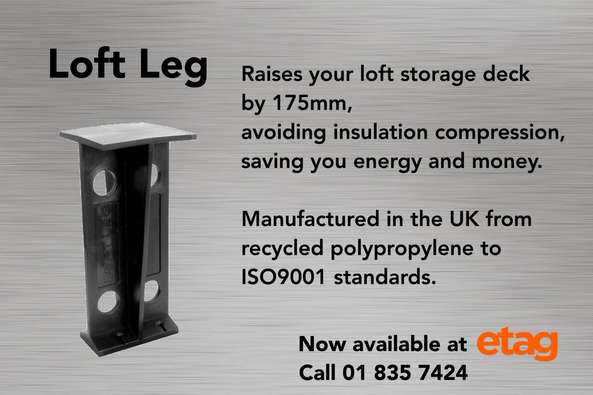 etagireland's tweet image. LOFT LEG @ Etag #LoftLeg #Insulation #AntiCompression #Construction #InsulationSolution #EtagFixings #IrishConstruction
