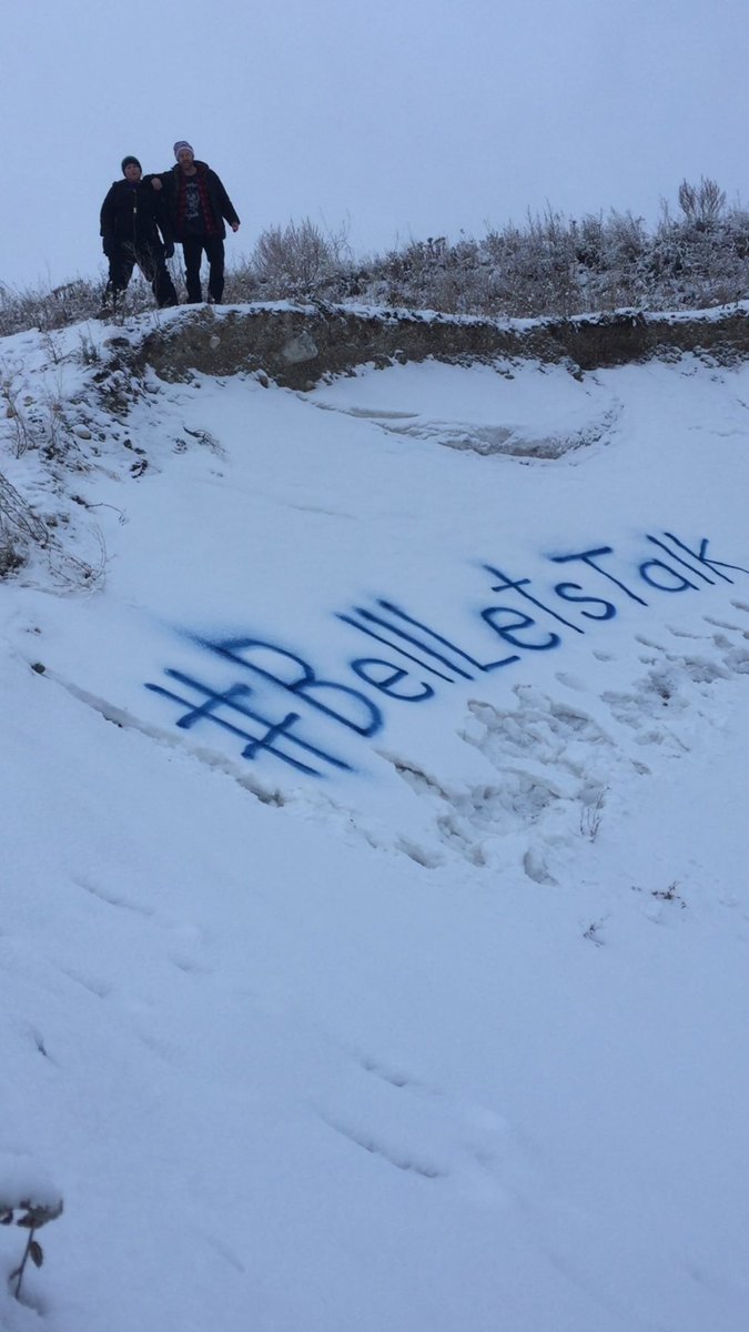 AceBurpeeShow's tweet photo. True north strong and stigma free. #BellLetsTalk https://t.co/OkQMin2GF6