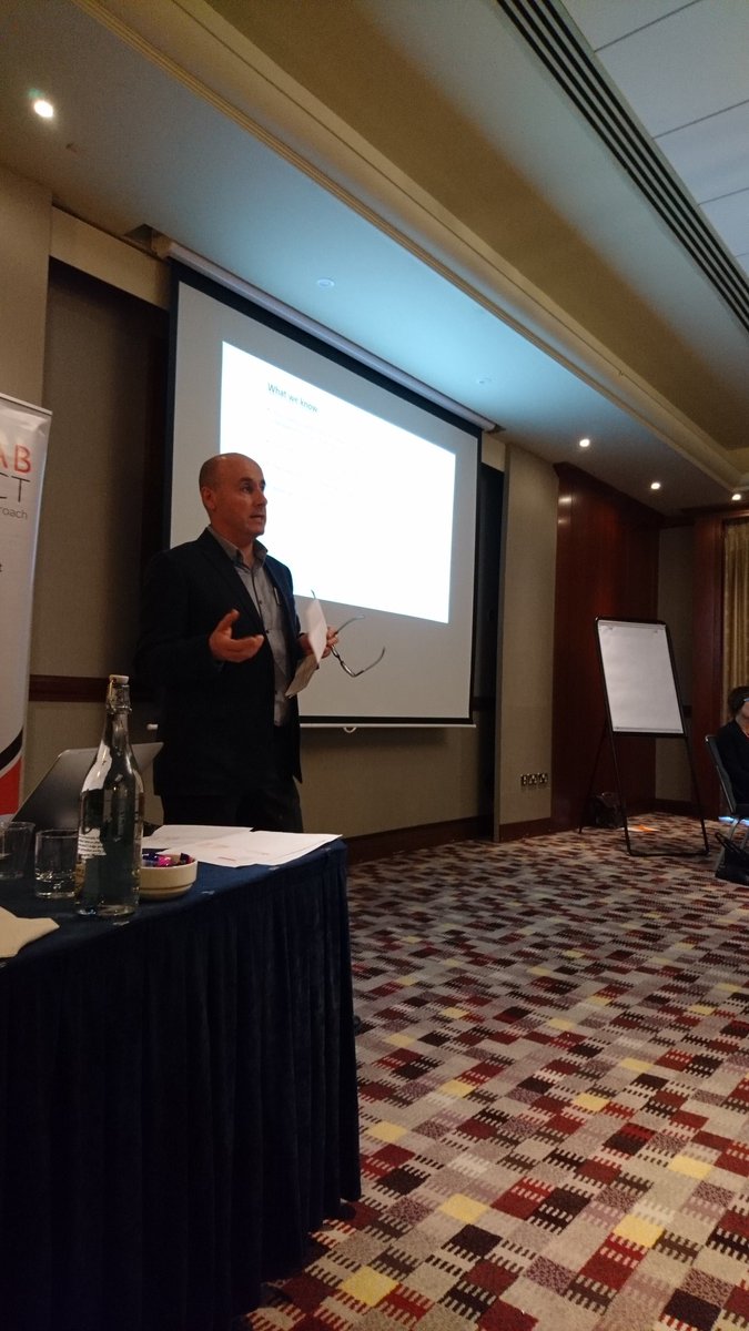 RehabDirect's tweet photo. Final talk of the day being delivered by our own David Craig, Physiotherapist - 'Early Identification of Persistent Pain' #RDpainconference https://t.co/bFnBaYZXX0
